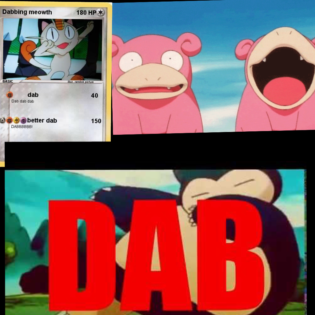 Dabs and pokemon