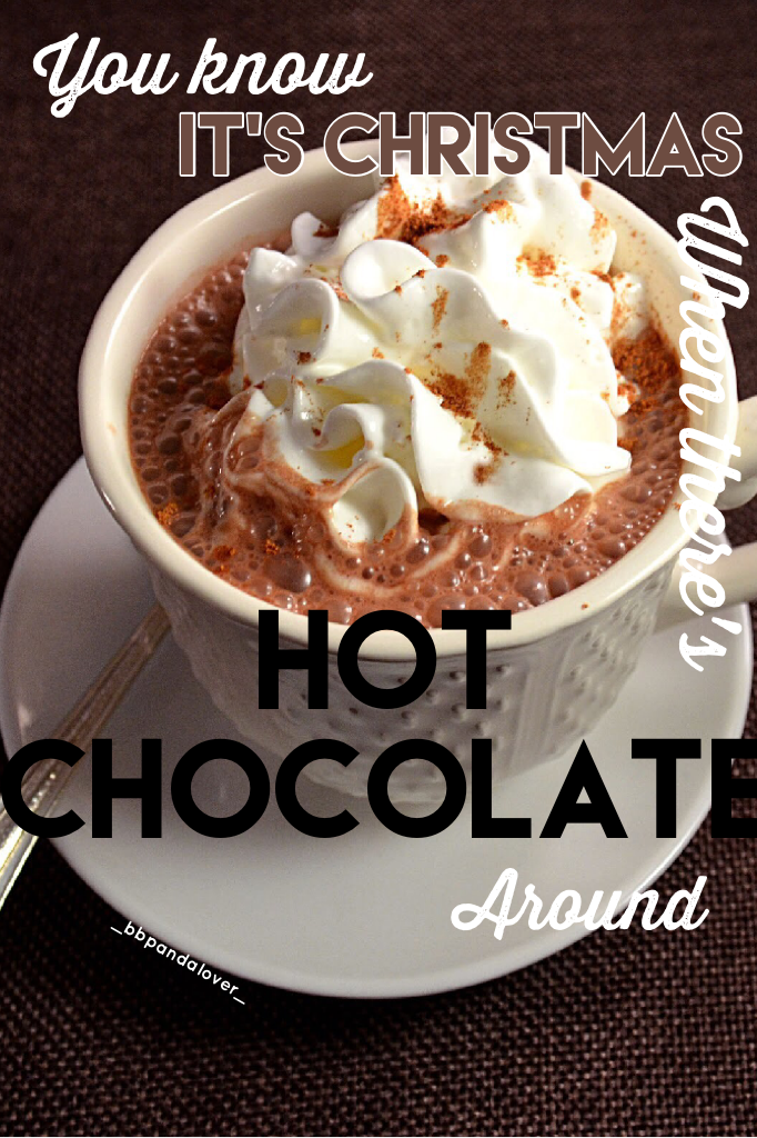 Can't wait for days with hot chocolate