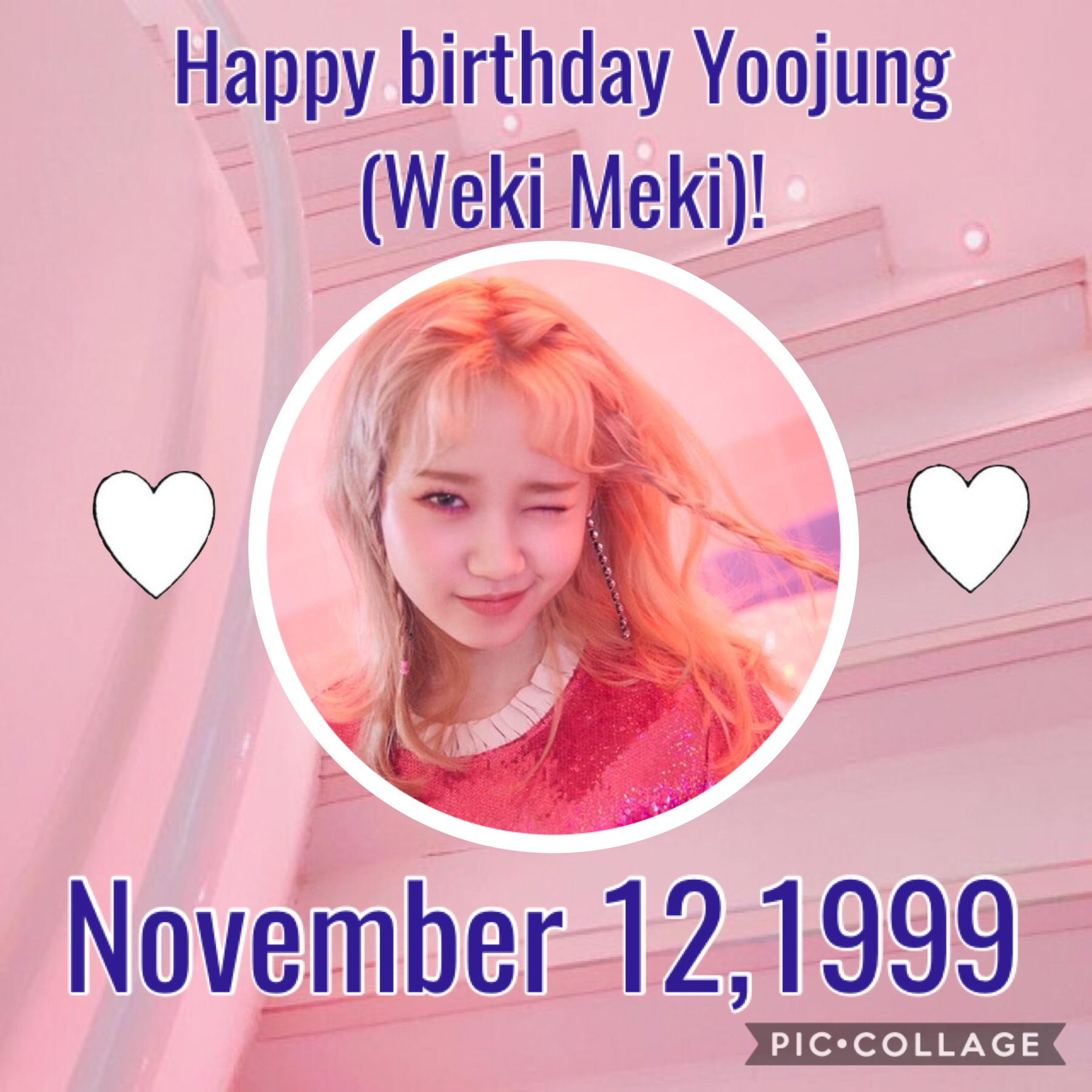 •Choi Yoojung•
Happy birthday!💞 Omg sHes sooooo talented! She was also apart of I.O.I and she happened to be one of my MANY biases in that group lol
Now she is currently in Weki Meki so please support them😊
~Whoop