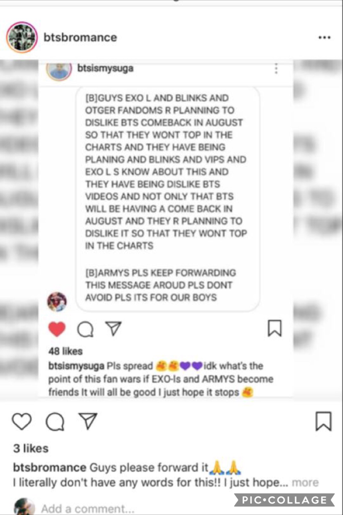hi everyone!! 🍵click🍵
i know i don’t usually post stuff like this! very sorry. but i just needed to get this message around for the sake of bts ❤️❤️ please repost 🌺