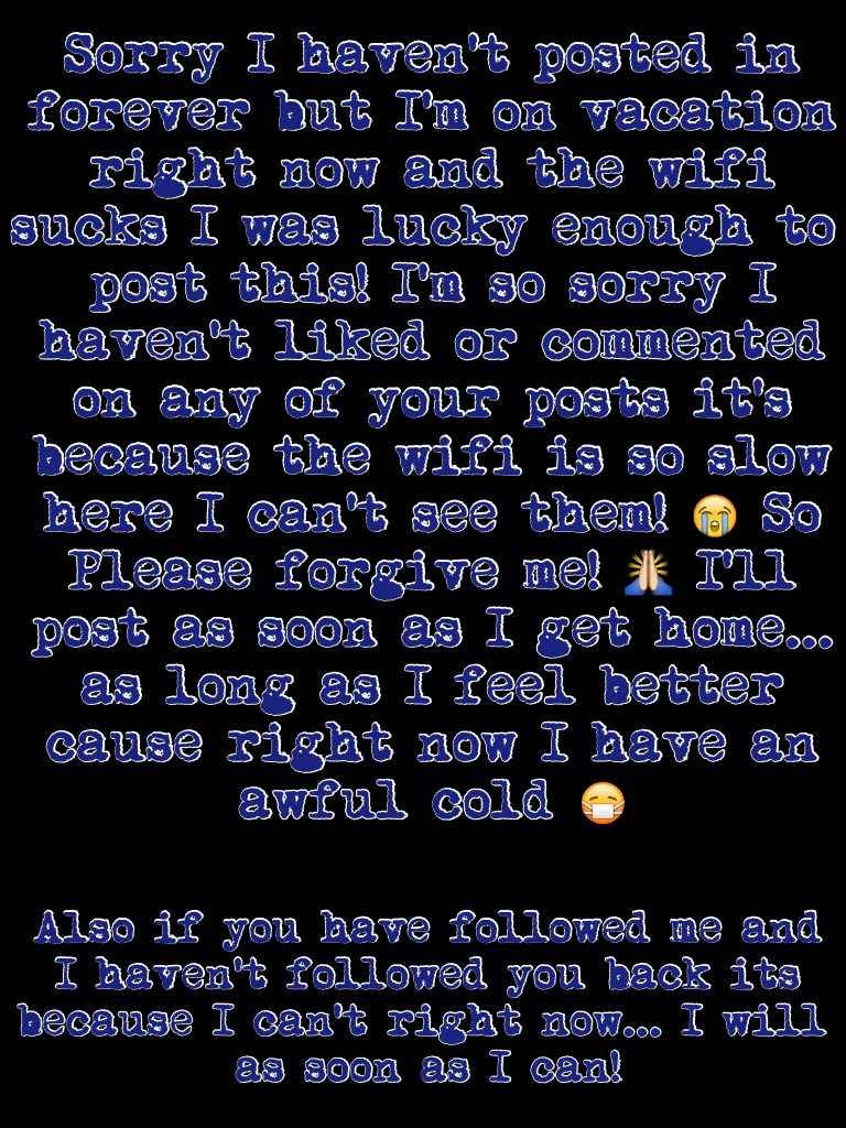 Please forgive me! 🙏