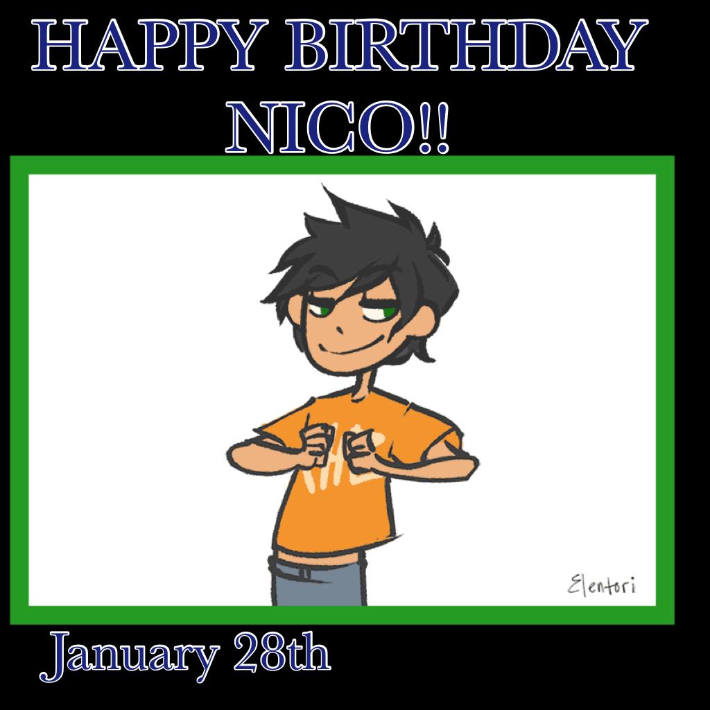 HAPPY BIRTHDAY NICO!!