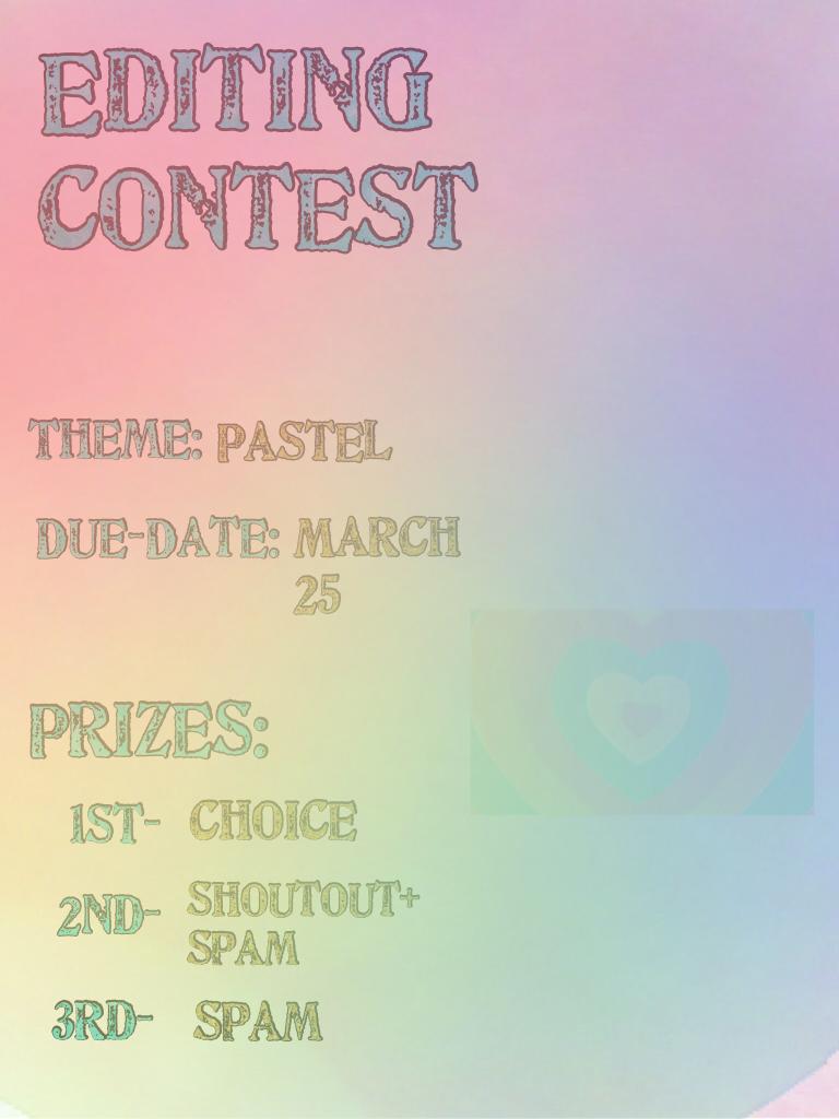 Editing contest!!! Thanks so much for 100 followers and here's a contest for y'all! More edits coming soon!!! Ilysm!!! :3 :) :() 