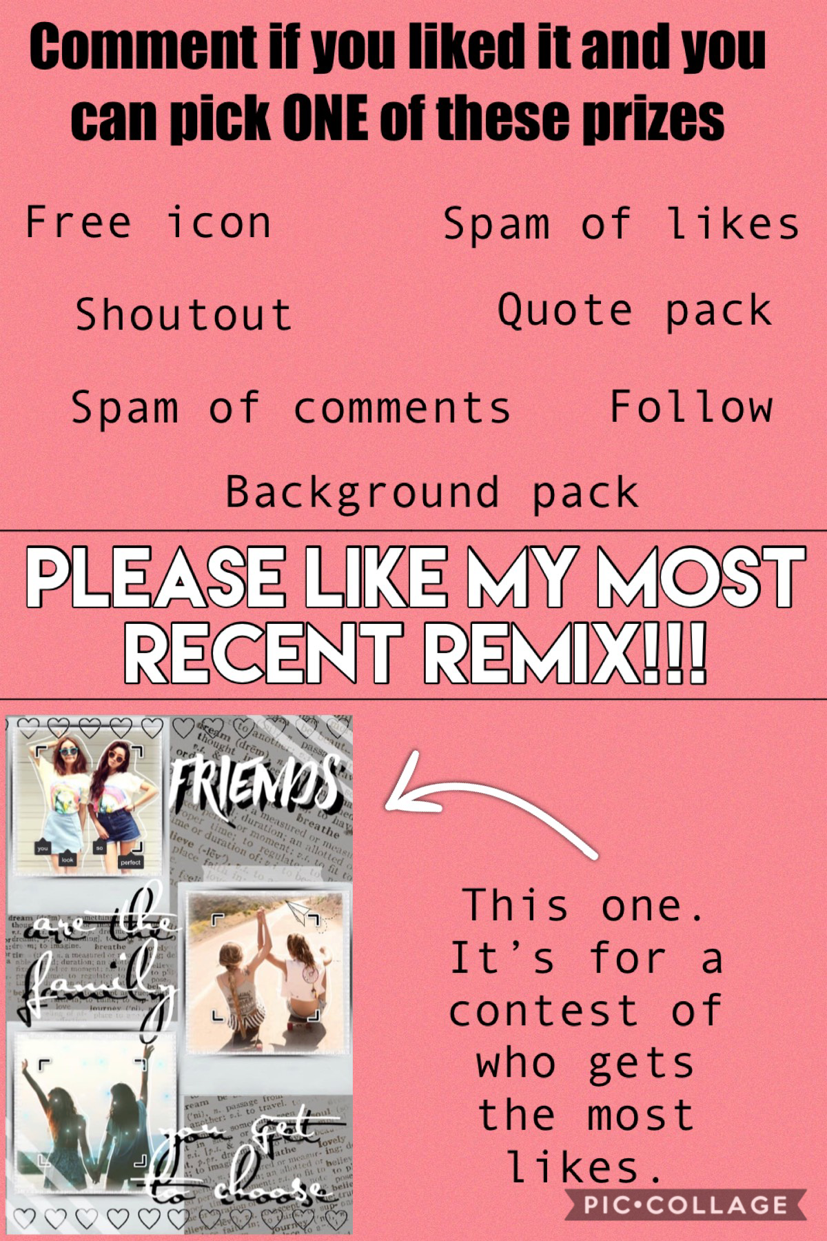 ❤️Tap❤️

Please like it! You can pick any one of the prizes if you do ❤️❤️❤️ 