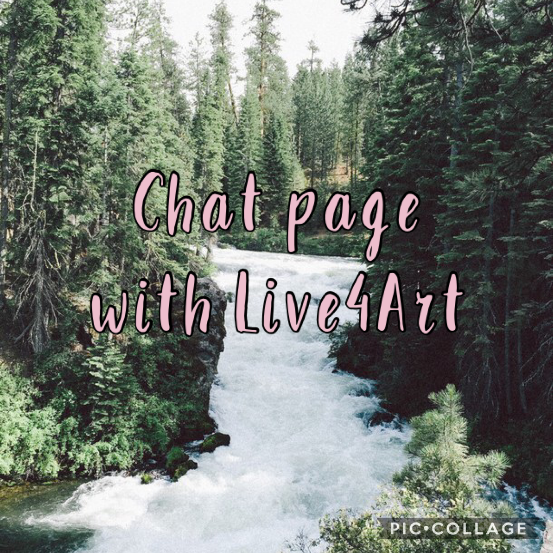 Chat page with Live4Art