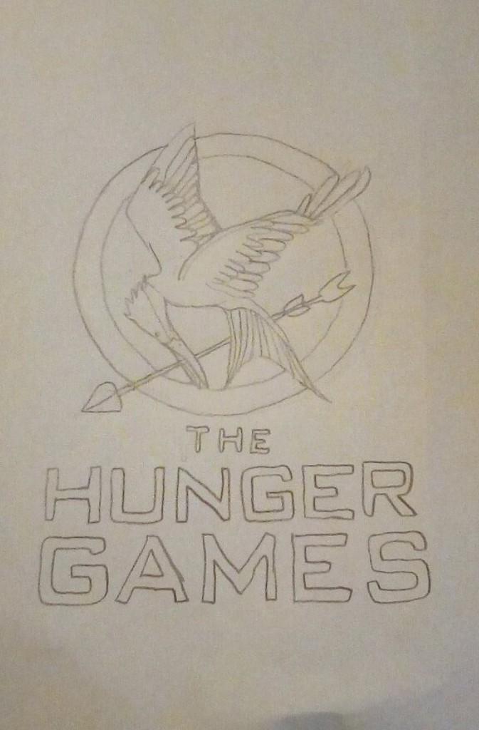 What do you think? I tried to draw the hunger games logo so here it is 🗿