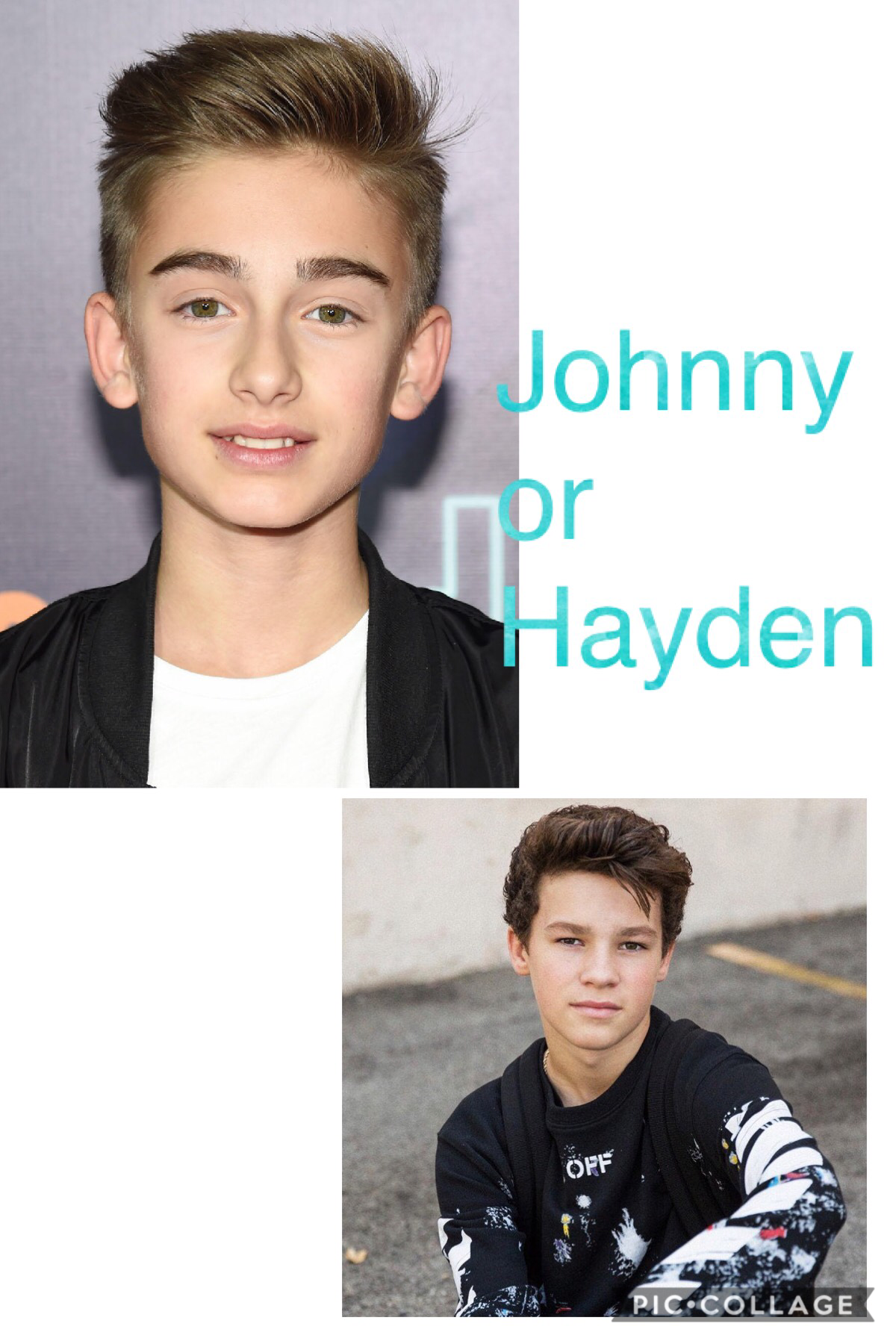 Johnny or Hayden