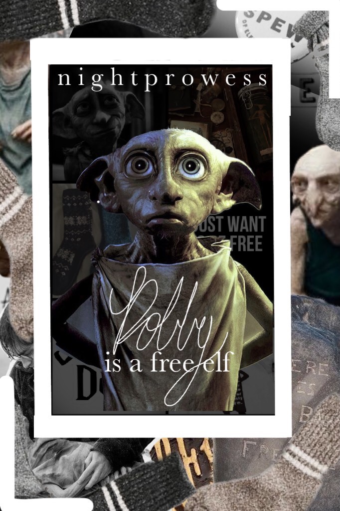 🧦t a p🧦
SCHOOL IS OUT!!! BYE BYE TORTURE!!! Honestly it doesn’t even feel like summer though. I made this because of my HP theme AND bc when my friends and I got out of school we yelled, “Dobby is free!” I’m going to see Solo at 10:15 tonight and going sw