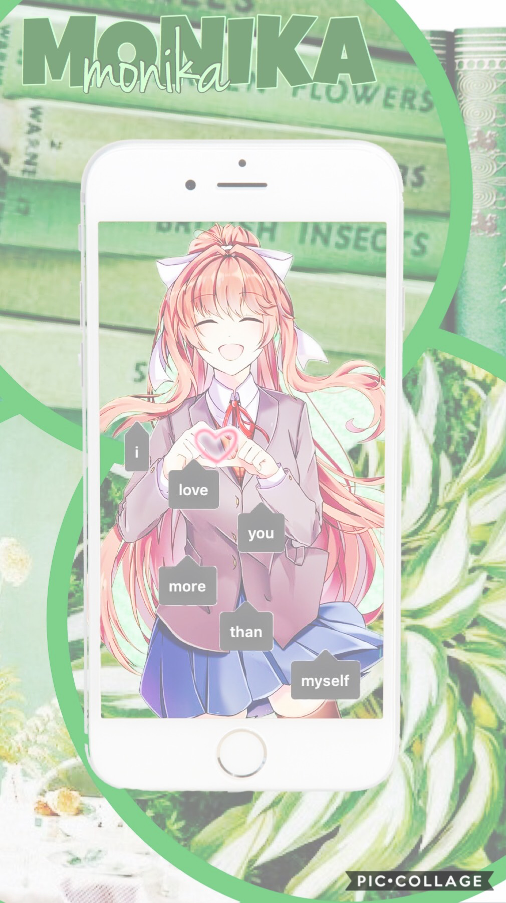 BREAK MEH HEART💖
I haven’t made a good Monika edit in a very long time...so here ya go! I finished watching Future Diary today, and I’m so happy it had a sorta happy ending! Also, I read School Days, which I recommend if you love a good yandere story! 