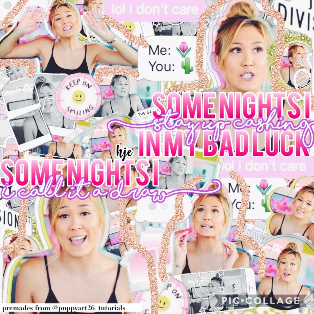 💖tap💖
💗LaurDIY and Some Nights by Fun.💗
✨Tomorrow is meme day at my school and I’m so excited but I’m think I’m like the only one dressing up in my grade...✨