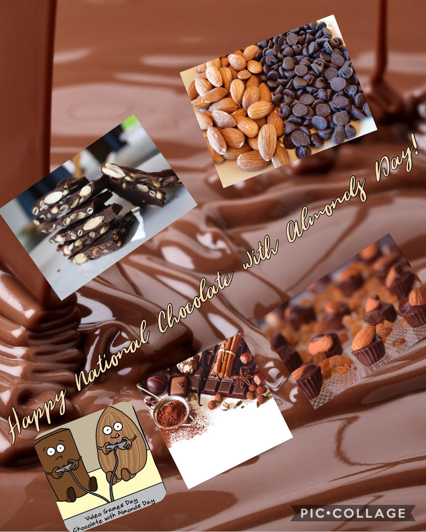 Happy national almond and chocolate day!
