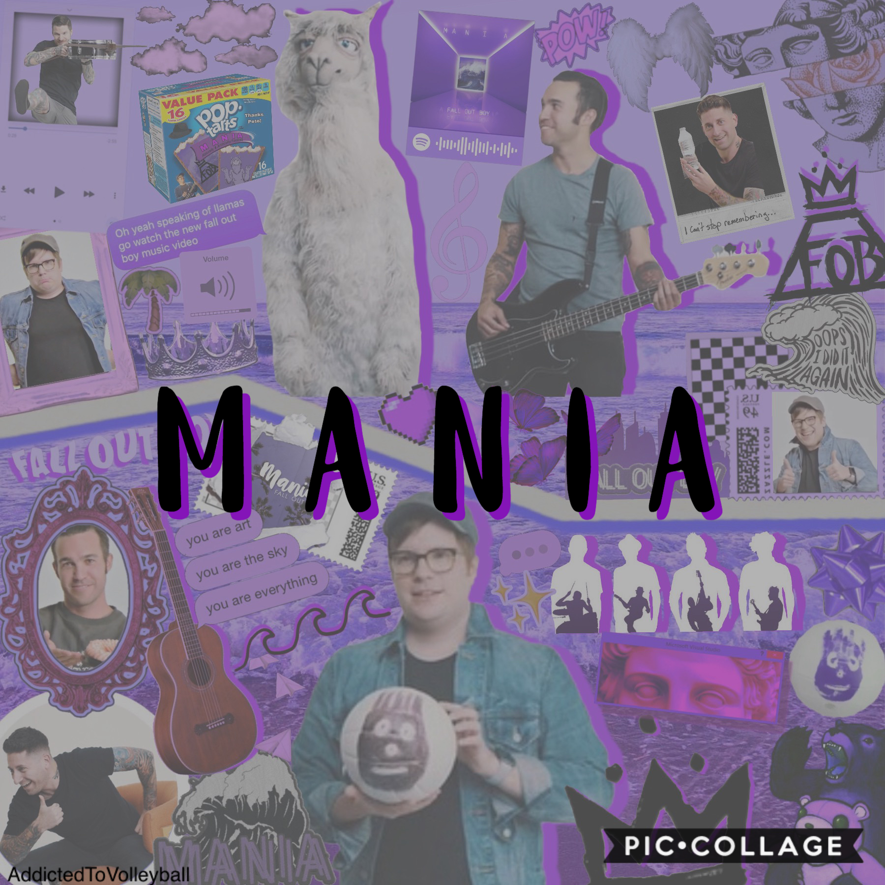 1-19-20 - two years! - tap!
happy birthday to the album that saved my life. 💜
pls take this rlly horrible collage thanks 🤠
Mania means so much to me & for it to be 2 blows my mind 🤯
QOTD: fave song on MANIA?
AOTD: Bishops Knife Trick 💜