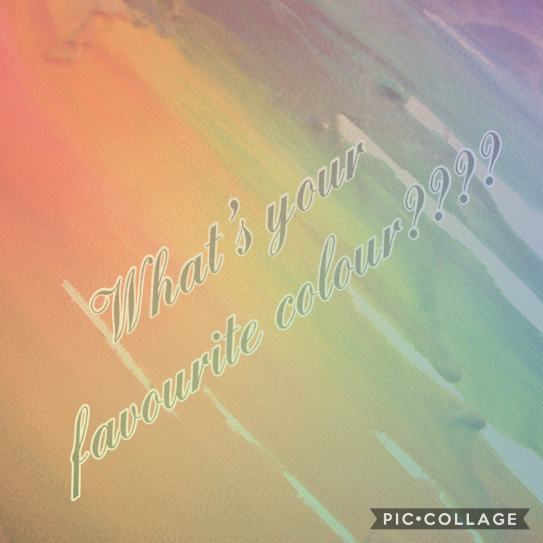 What’s your favourite colour???

🌈🌈🌈🌈🌈🌈🌈🌈🌈🌈🌈
❤️🧡💛💚💙💜🖤