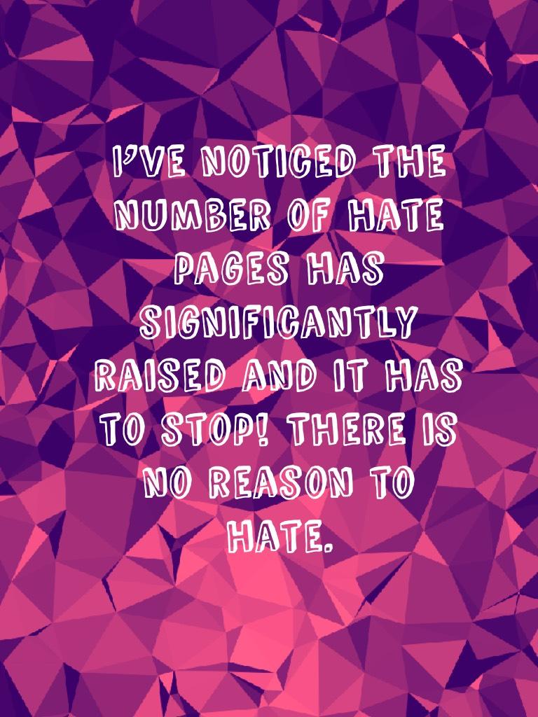 STOP THE HATE!