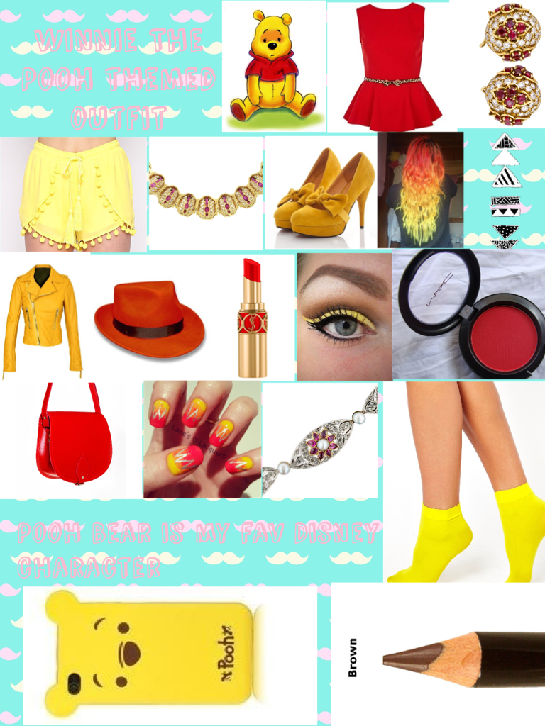 Winnie The Pooh themed outfit 