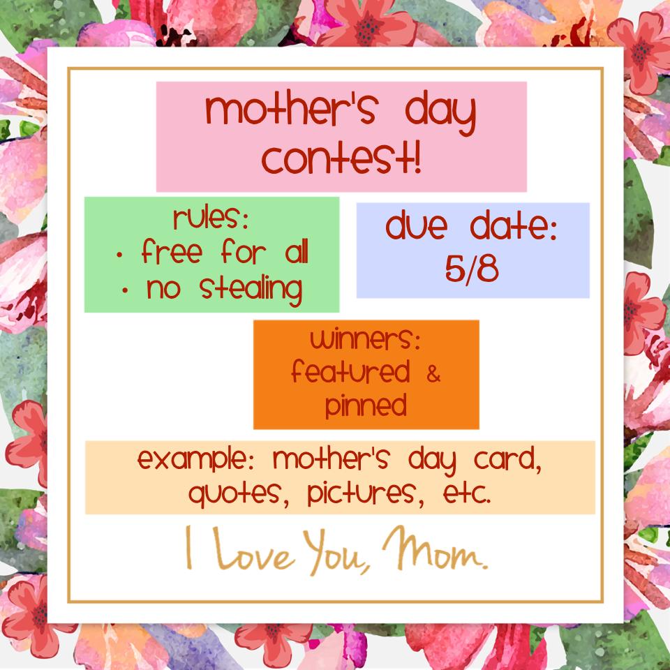 Mother's Day contest!