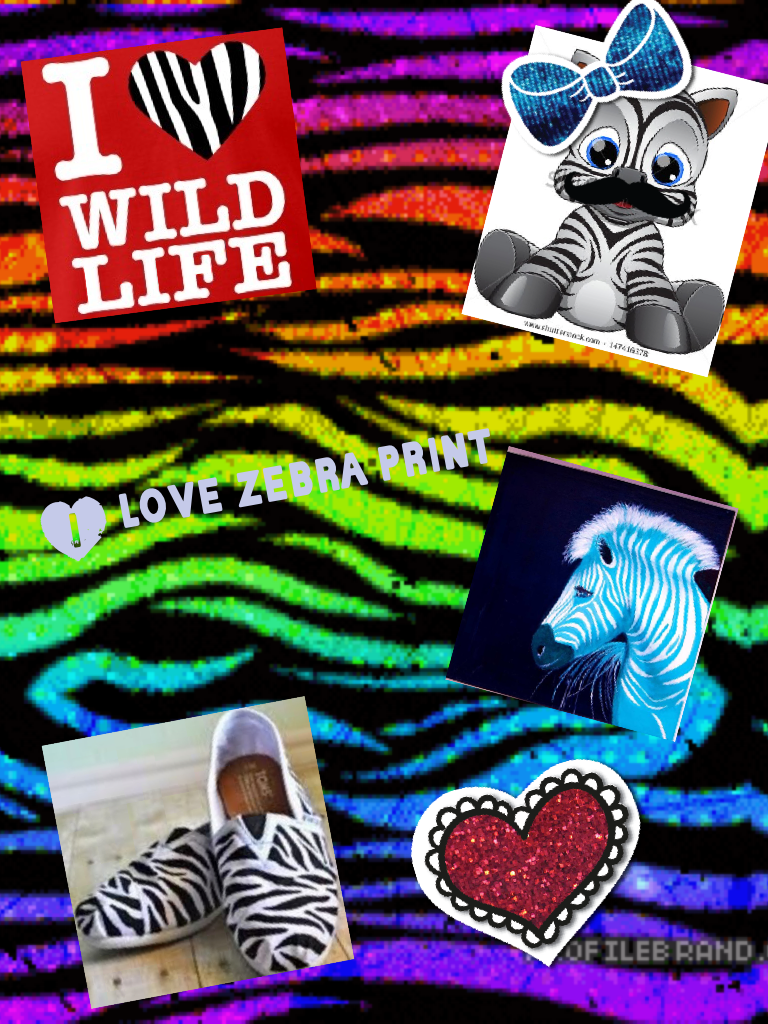I love zebra print! #nohairdontcare