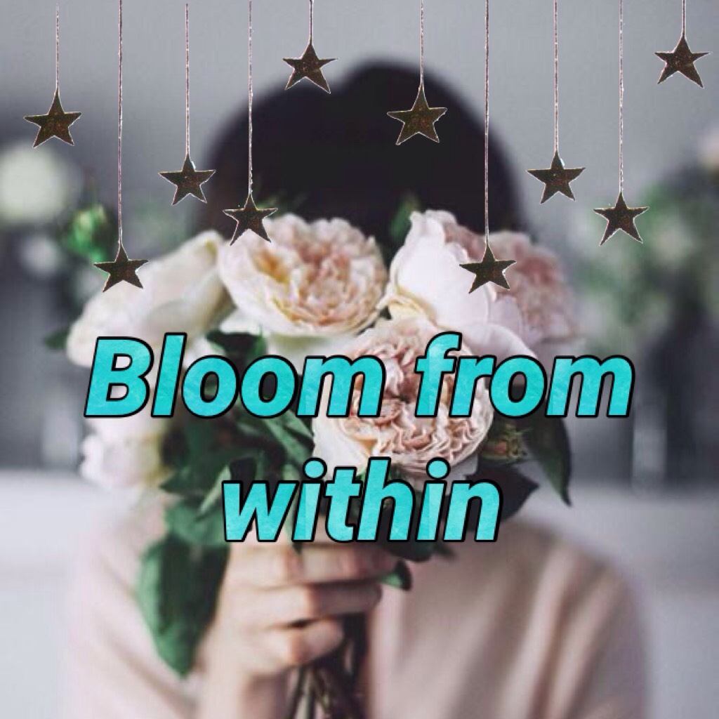 Bloom from within and let your spirit shine! ⭐️ 