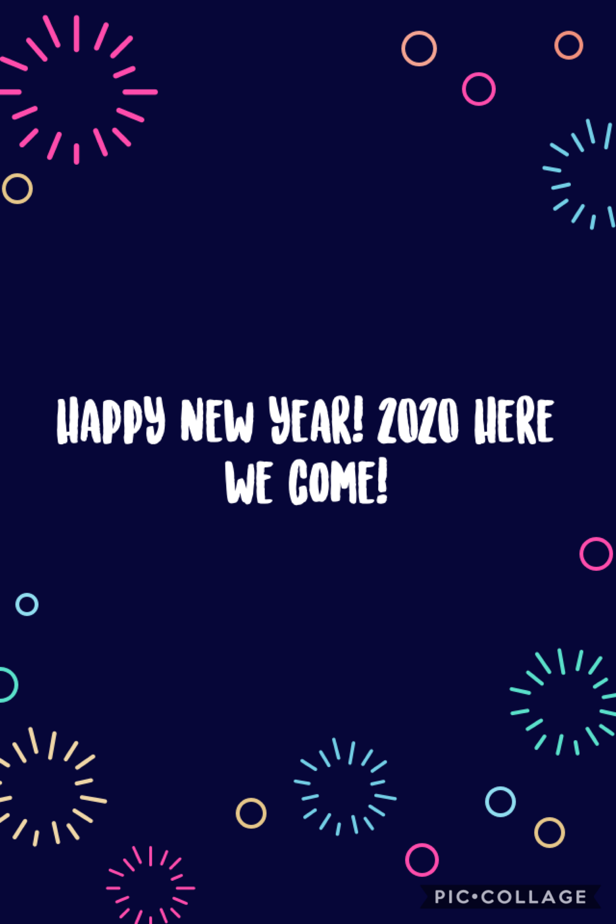 happy new year!! yayyyy 2020! party 🎉 