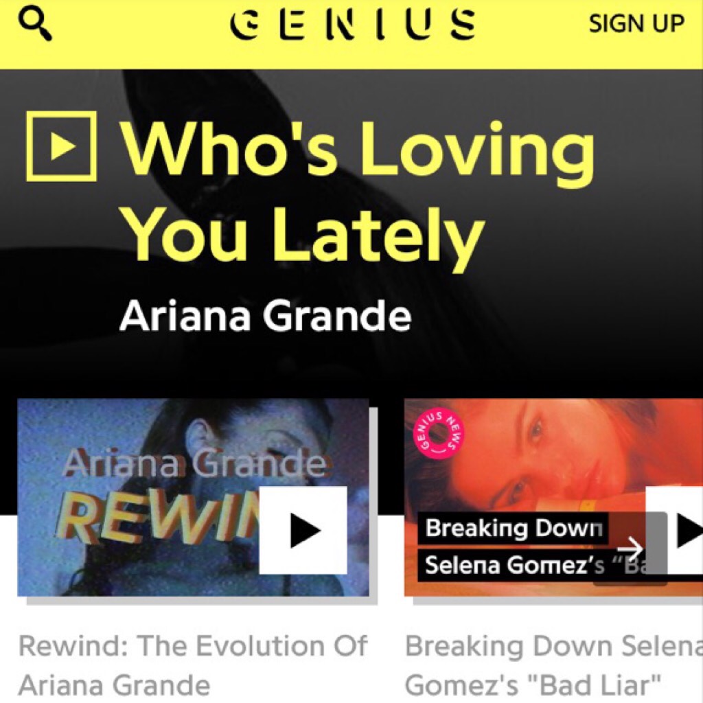 someone said “who’s loving you lately” by ariana was leaked??? so i looked it up annnnd