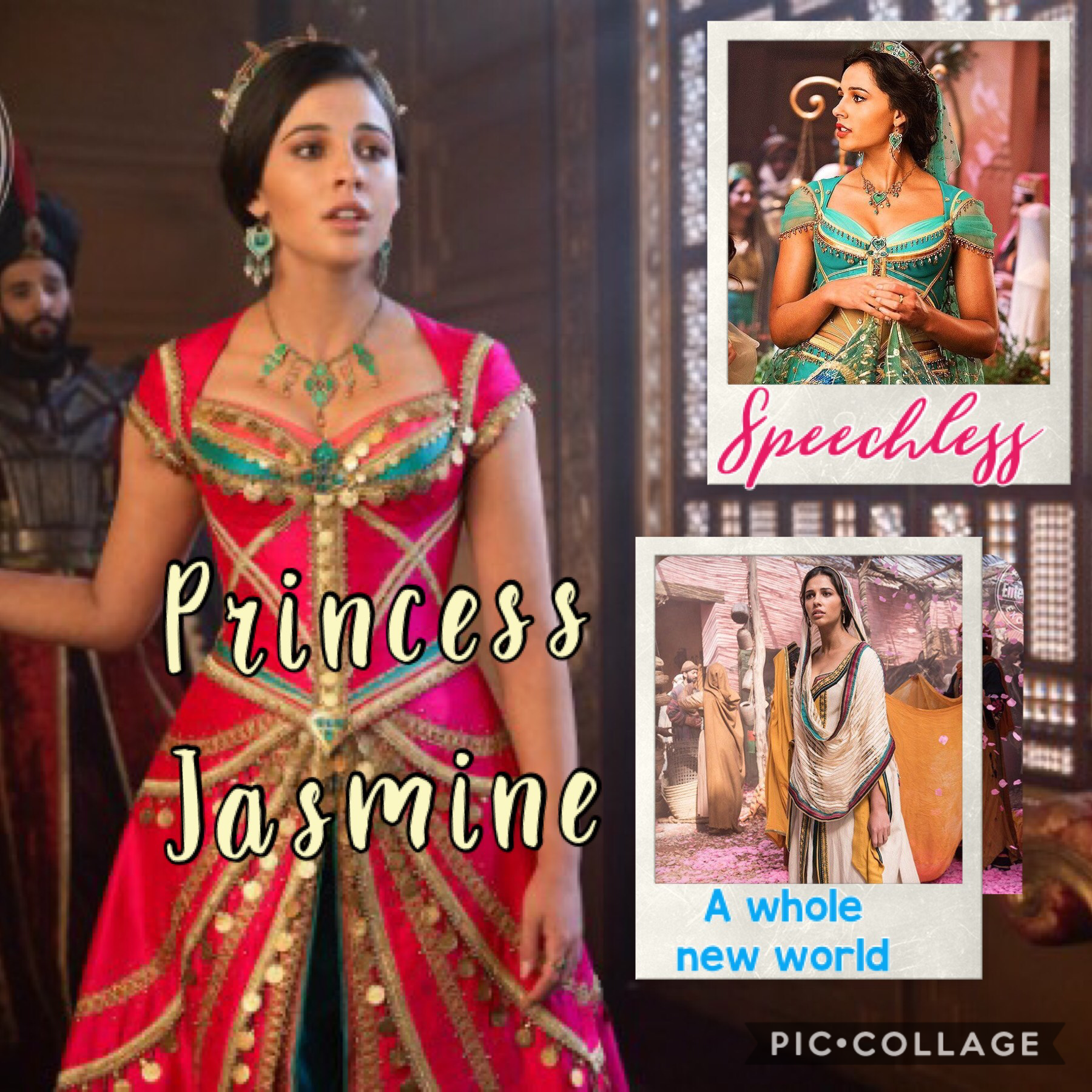 Princess jasmine collage 