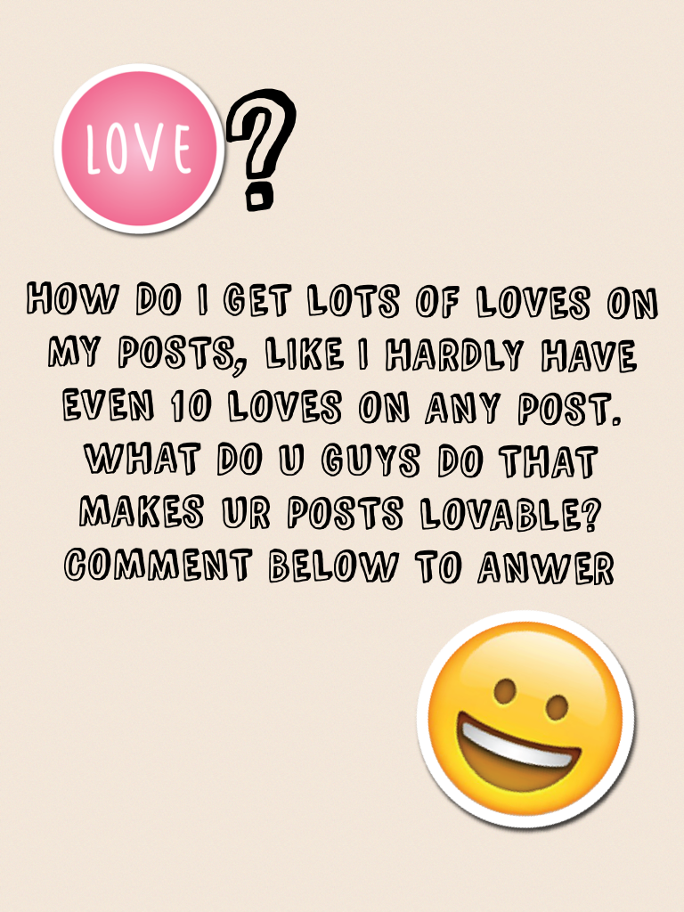 Loves on posts