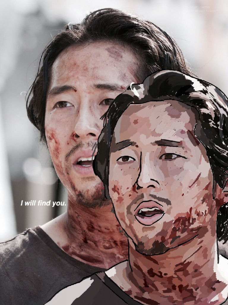 Glenn Rhee RIP season 7 episode 1
I've spent ages on this for a memorial to Glenn. If you don't watch The Walking Dead, you won't know the emotional trauma the fandom just went through...