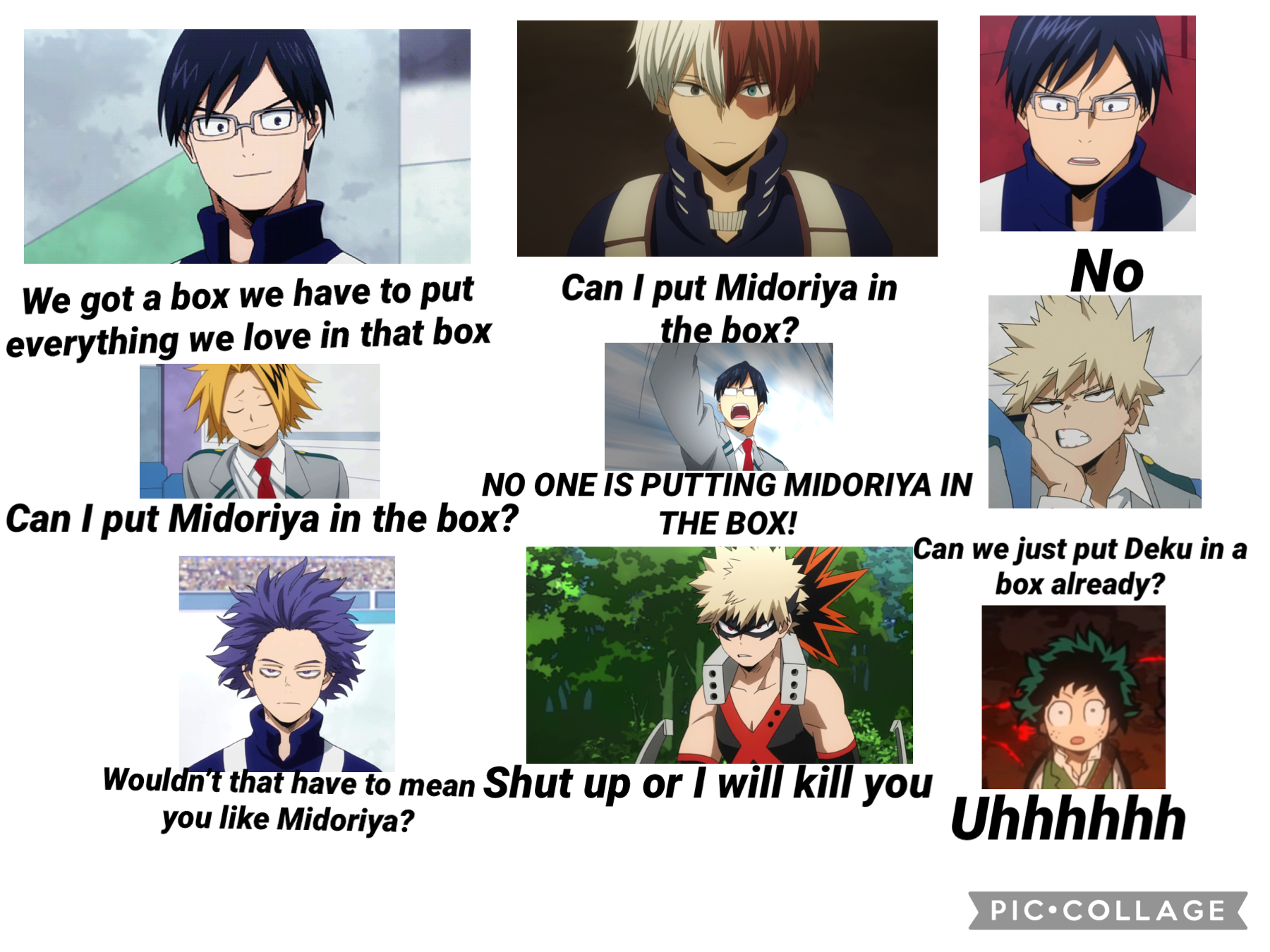 This took so long to make XD this is the best MHA thing I ever posted 