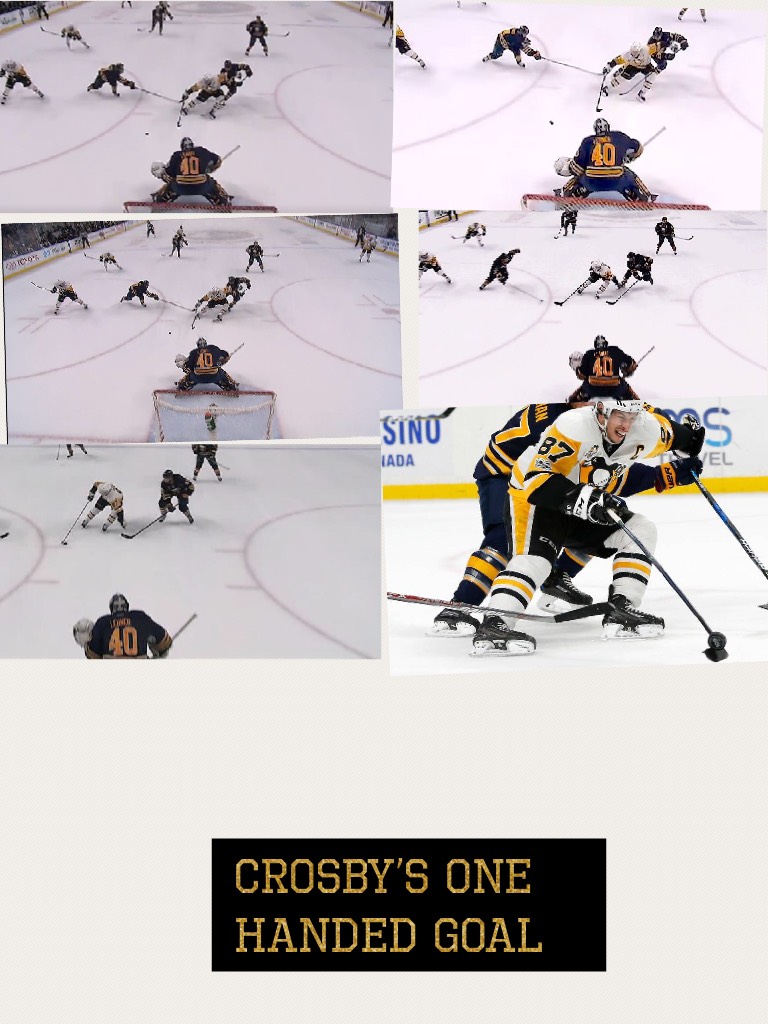 Crosby’s one handed goal