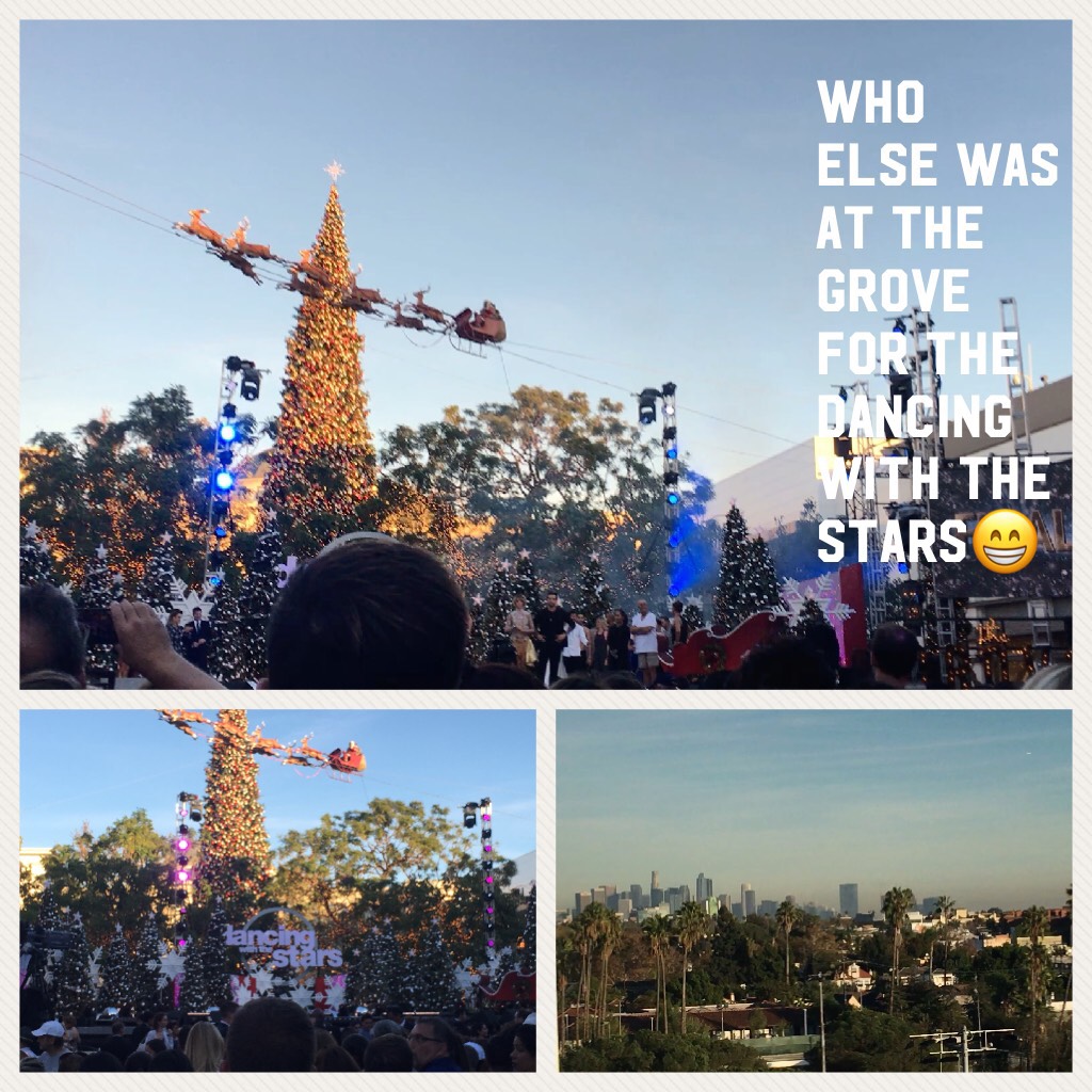 Who else was at the grove for the Dancing with the stars😁