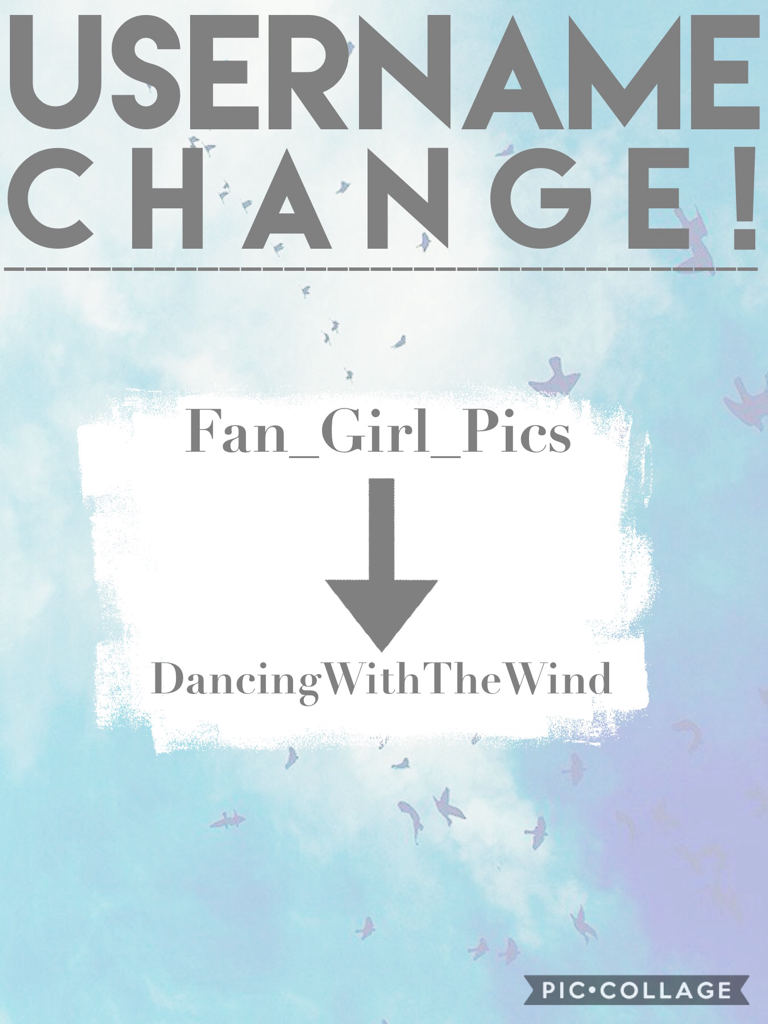 New name: DancingWithTheWind 