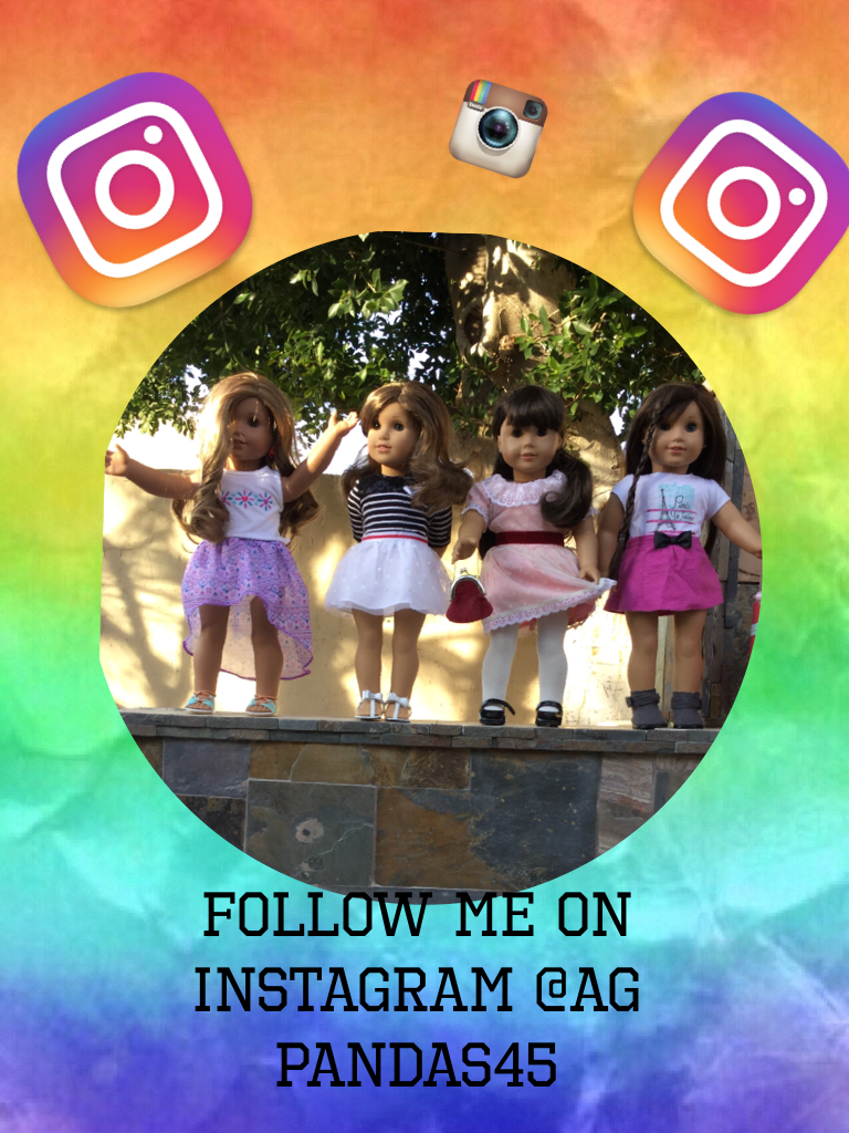 Follow me on instagram @Ag pandas45