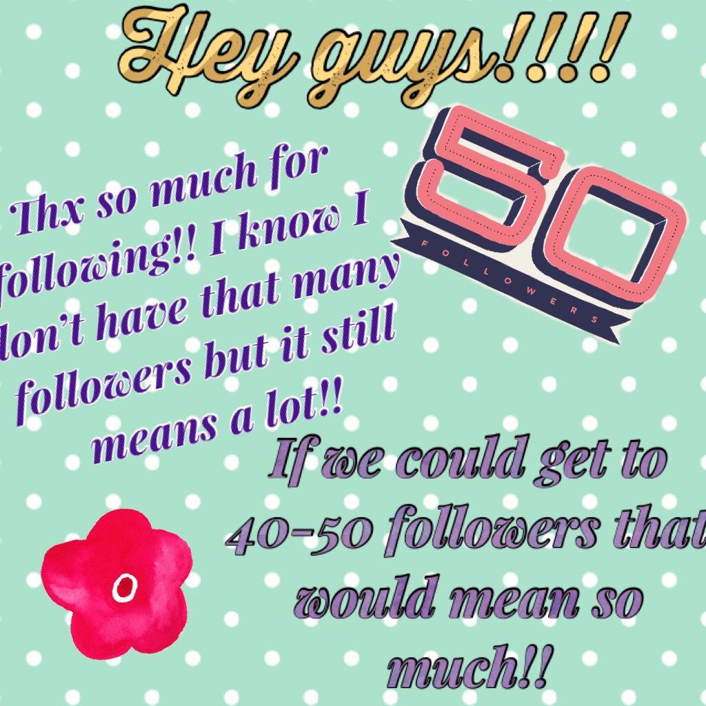 Can u help me get to 50??