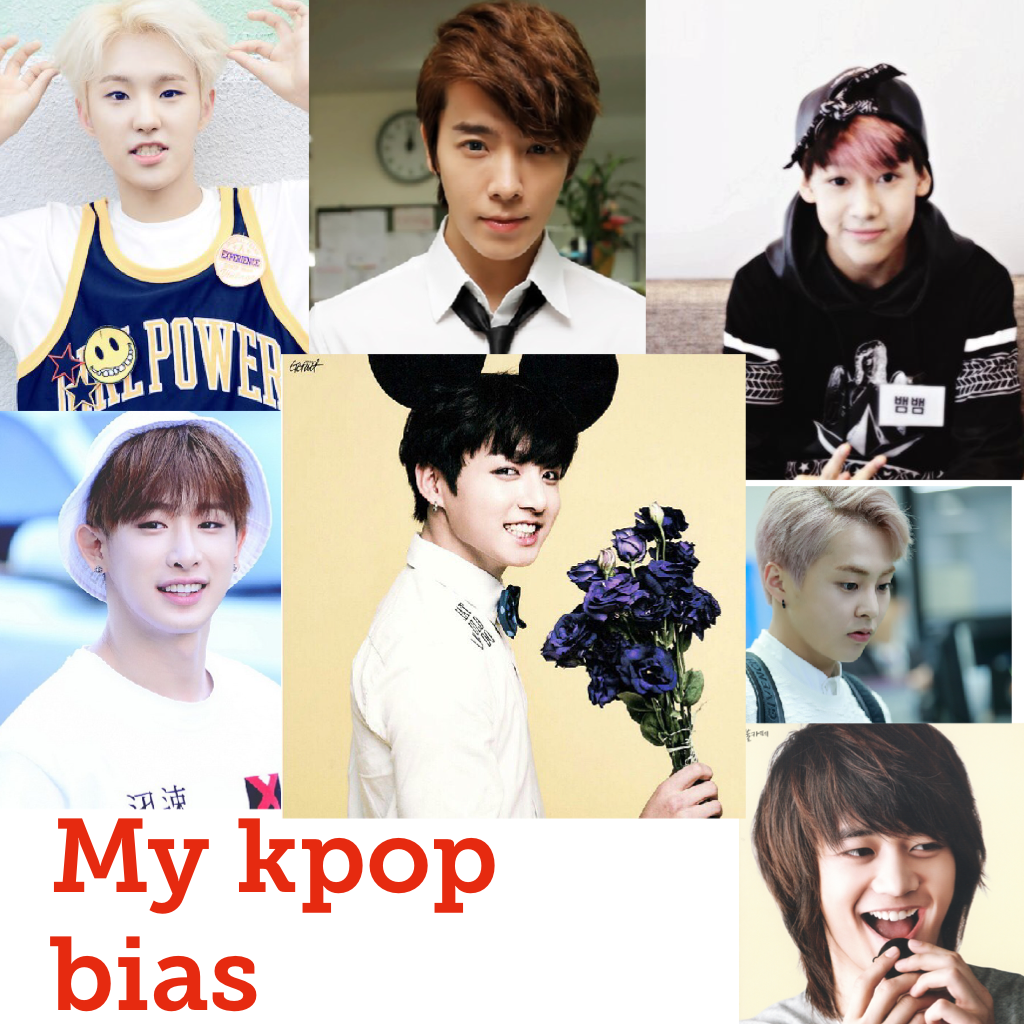 My kpop bias
Only a few groups but still
