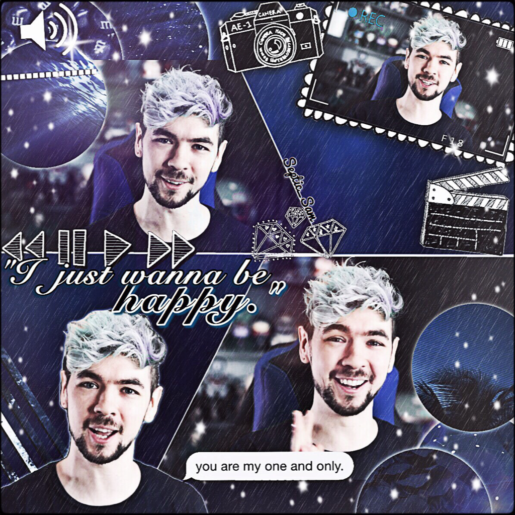 "For 2017, I just wanna be happy."-Jacksepticeye
A great goal to have💙
