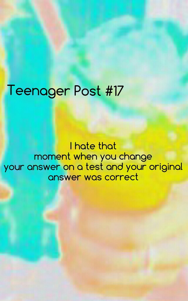 I forgot #16 xD/// Teenager Post #17 @xXMintTheCatXx