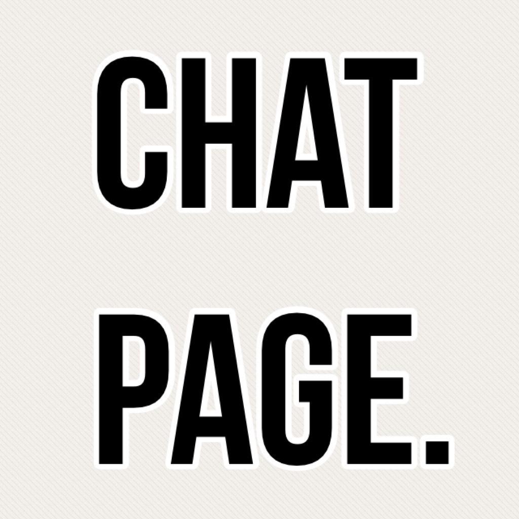 Chat page.  