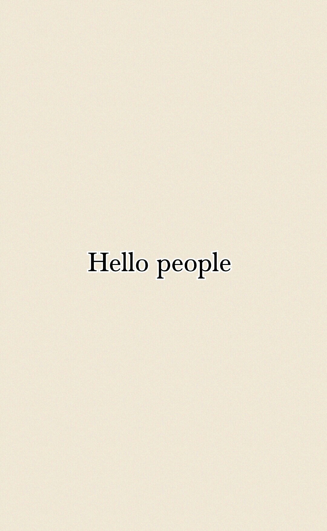 Hello people 