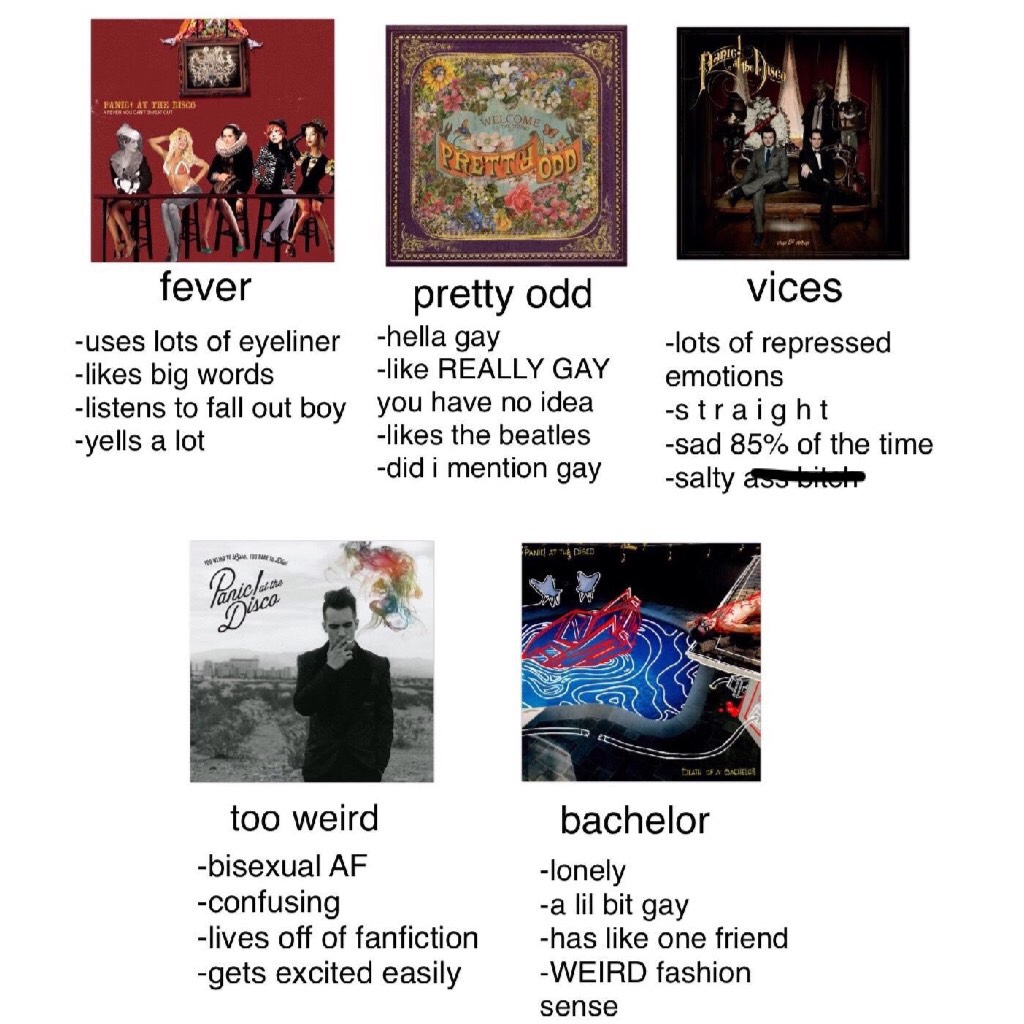 tag yourself i'm vices wow no wonder people hate me 