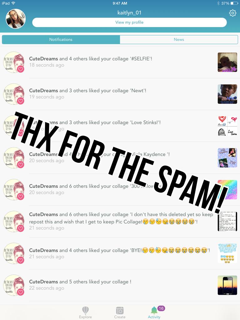 Thx for the spam!
