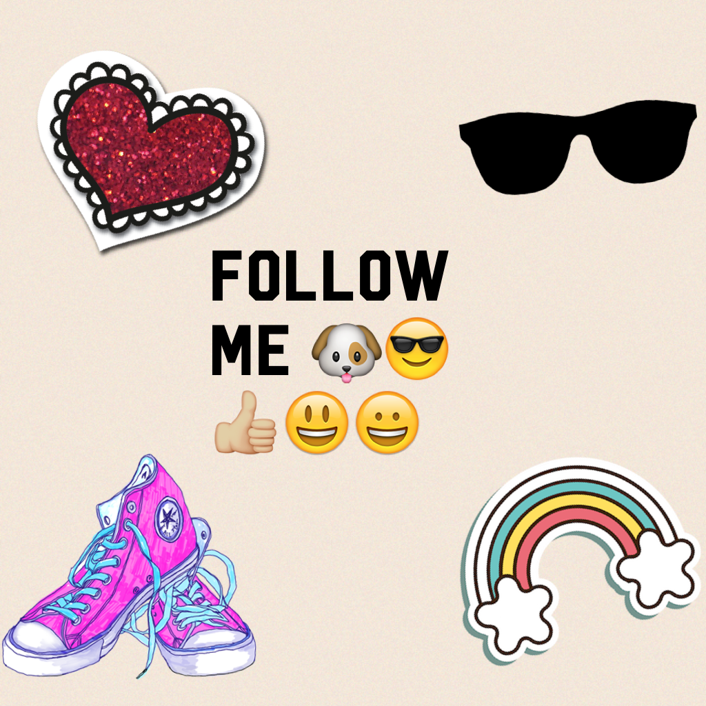 Follow me 🐶😎👍🏼😃😀