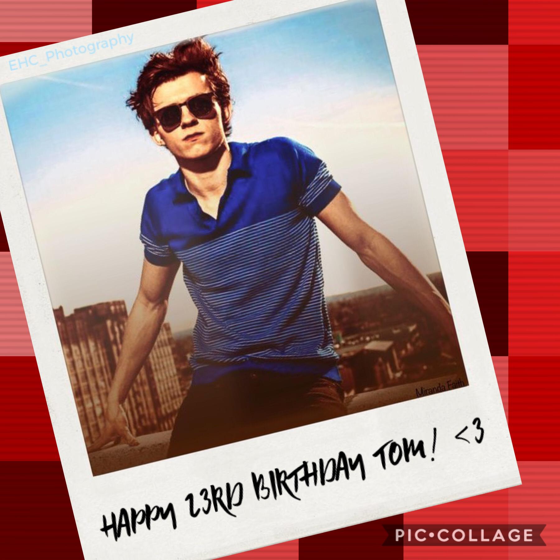 ( This is a day late like last year’s edit... 😅 ) Anyways, HAPPY 23RD BIRTHDAY TO OUR TOM BEAN BABY❗️😎 🎂 ♥️ 2️⃣3️⃣ 🥳 🎈 📆 🕷