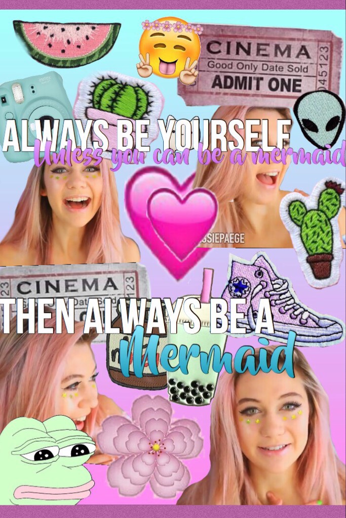 hey lil petals! 😘🌸
Yes I made two edits in one day 😂( I was bored). I really love this edit! And of coarse Jessie paege! That's all bye my lil petals! 😘🌸#mermaidmom