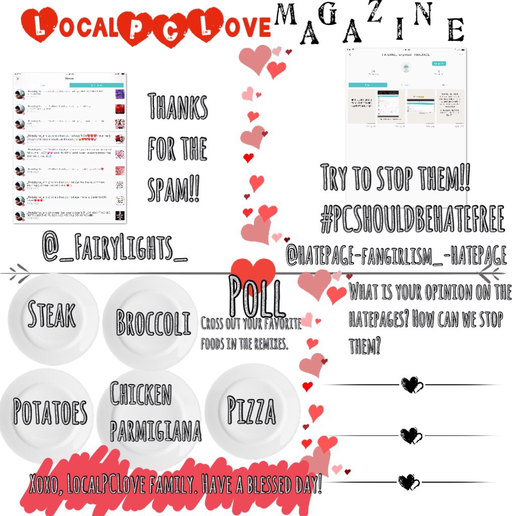 ❤️TAP!❤️

❤️LocalPCLove Weekly Magazine, the next one will be on Sunday, sorry this specific issue was short. We would love to hear your answers so remix them!❤️

❤️~LocalPCLove Family, have a blessed day and remember that you are always loved by someone 