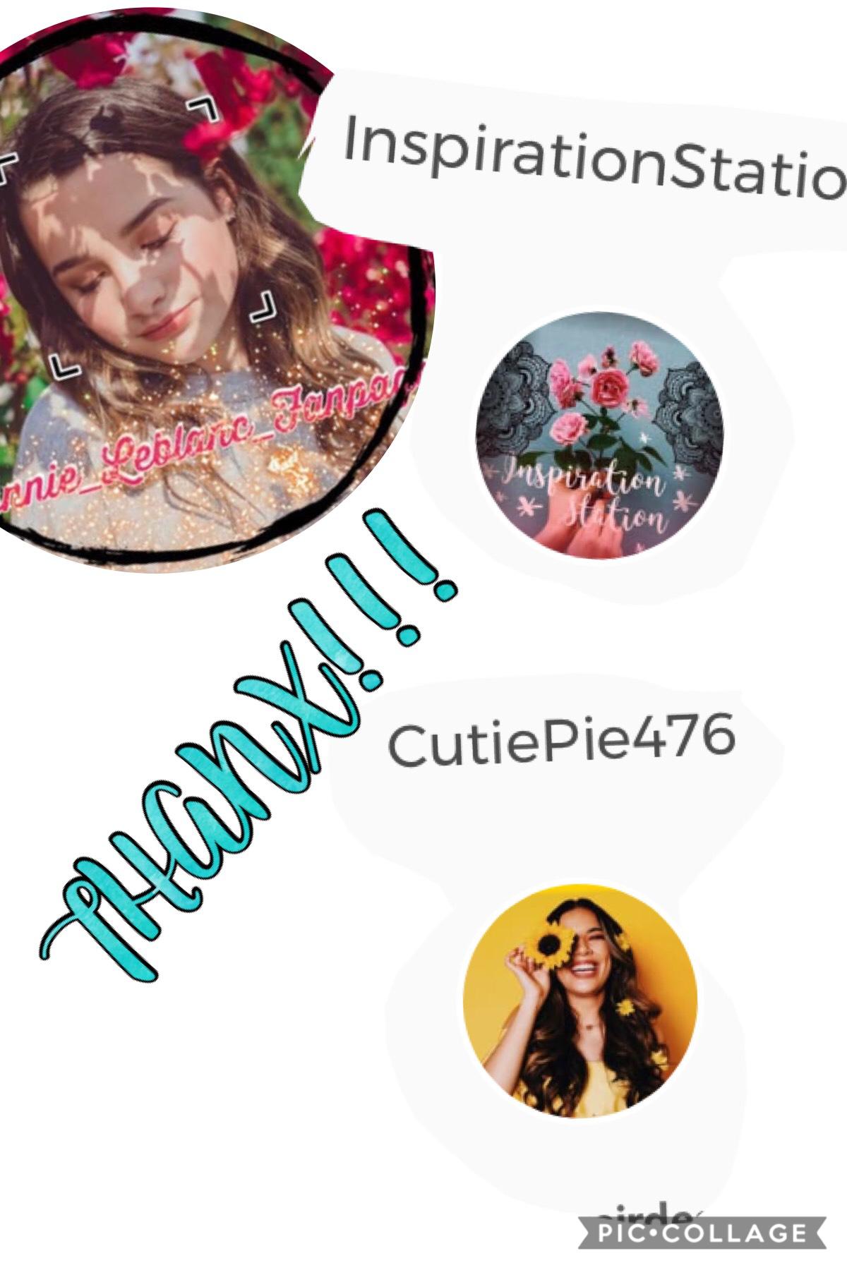 Thank you so much!! Go follow both her accnts!! 