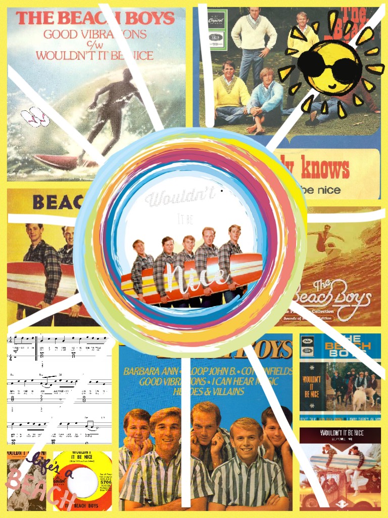 Hi! Just wanted to make a Beach Boys collage, Wouldn’t it be Nice is one of my favorite songs!