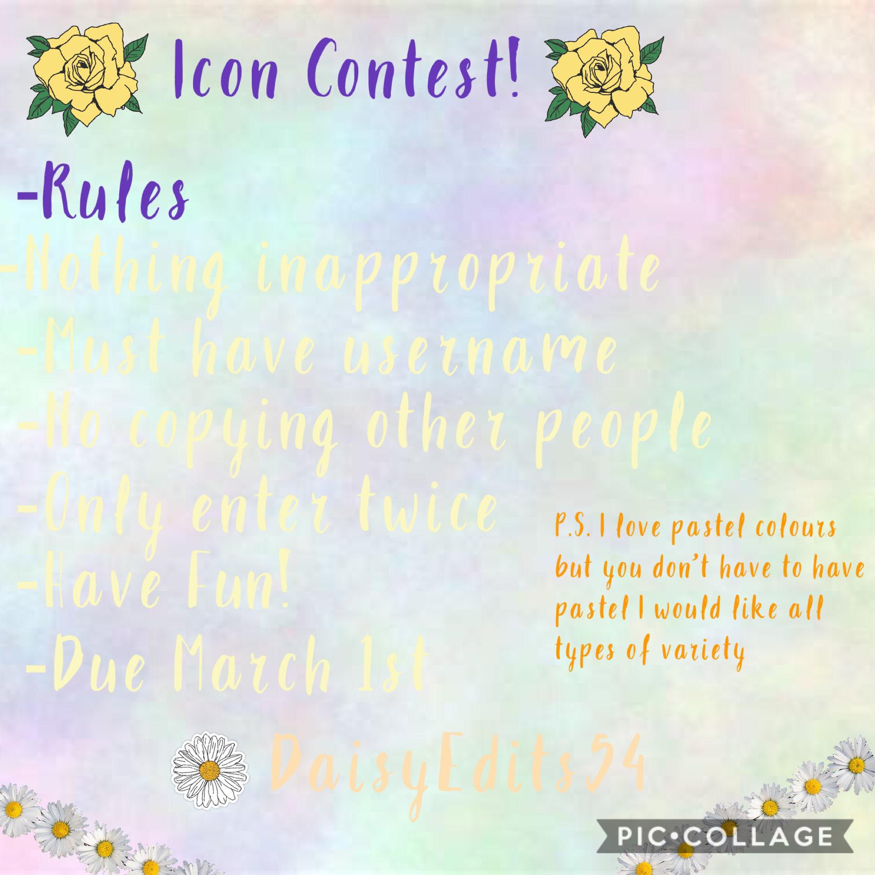 Icon Contest! Due March 1st