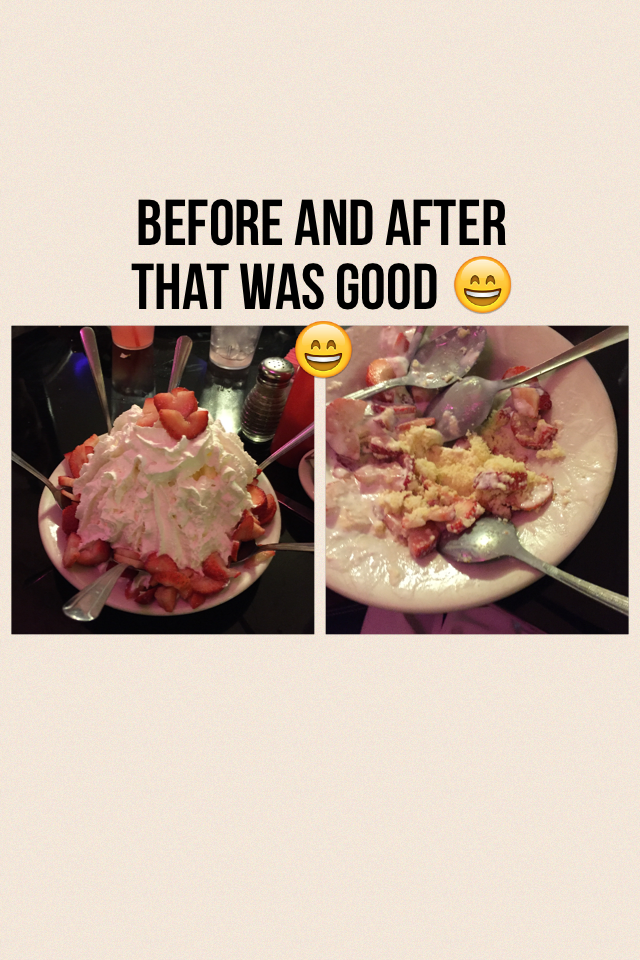 Before and after that was Good 😄😄