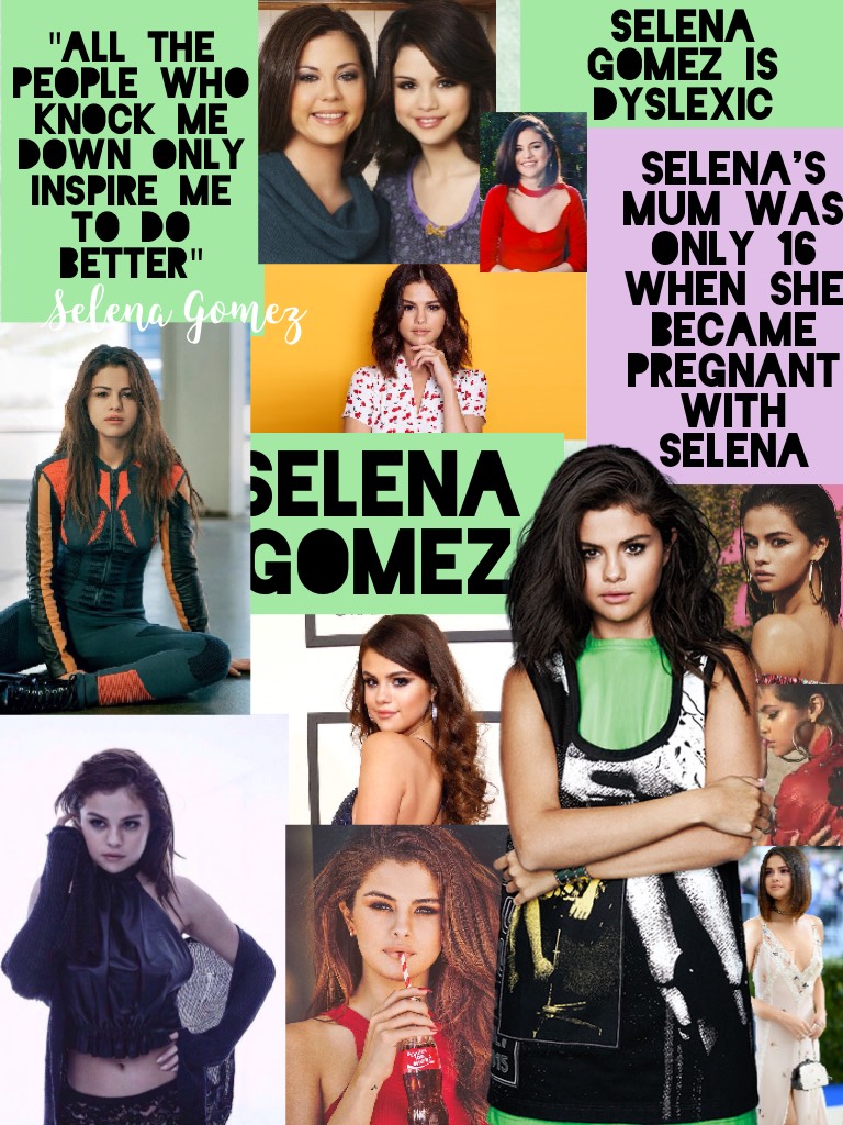 Selena Gomez collage