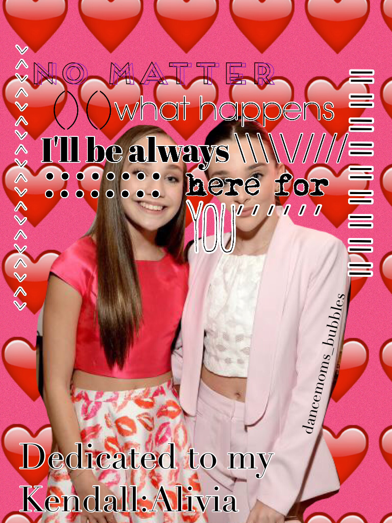 ❤️ALIVIA CLICK❤️
This is dedicated to Alivia who is having friendship problems and I just want to let her know that I'm always here for you were Kendall and Maddie the bros😘😘❤️